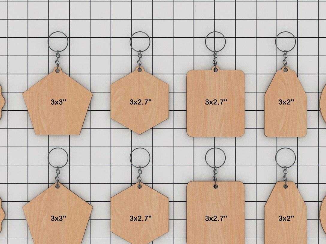 Intra απο ξύλο plywood  Χρώμα wenge 3mm-4mm πάχος - Κόψτε Ξύλινα Μπρελόκ Αρχεία Χαρακτική Δίασταση 4x4 cm INTRAFABR-116282332