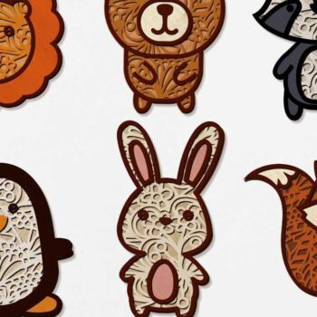 Intra απο ξύλο plywood  Χρώμα wenge 3mm-4mm πάχος - ΣΕΤ ΧΑΡΤΙΑΤΡΙΑ ΖΩΑ, Διακοσμητικά Πρότυπα Δίασταση 14x8 cm INTRAFABR-124681801 - Image 1