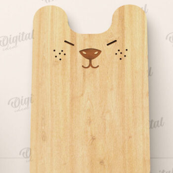 Intra απο ξύλο plywood Χρώμα wenge 3mm-4mm πάχος - Cute Capybara Cutting Board Δίασταση 30x20 cm INTRAFABR-108902007 - Image 1