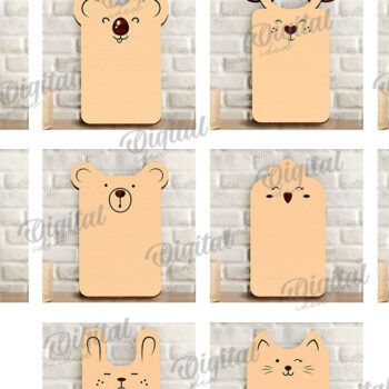 Intra απο ξύλο plywood Χρώμα wenge 3mm-4mm πάχος - Χαριτωμένα σανίδες κοπής Δέσμη κοπής με λέιζερ Δίασταση 30x20 cm INTRAFABR-102422679 - Image 2