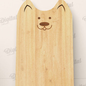 Intra απο ξύλο plywood Χρώμα wenge 3mm-4mm πάχος - Χαριτωμένα σανίδες κοπής Δέσμη κοπής με λέιζερ Δίασταση 30x20 cm INTRAFABR-102422679 - Image 4