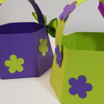 Intra απο ξύλο plywood Χρώμα wenge 3mm-4mm πάχος - Χαριτωμένο πρότυπο καλαθιού Πάσχας Δίασταση 15x15 cm INTRAFABR-115747193 - Image 1