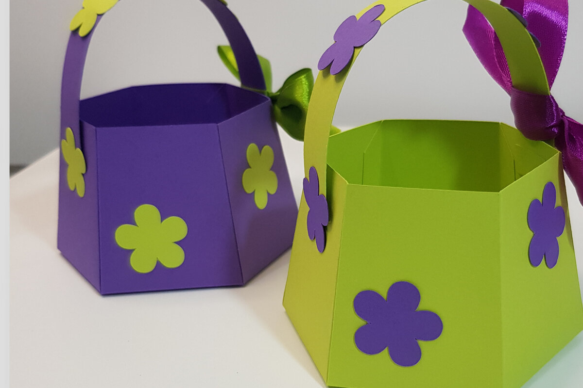 Intra απο ξύλο plywood  Χρώμα wenge 3mm-4mm πάχος - Χαριτωμένο πρότυπο καλαθιού Πάσχας Δίασταση 15x15 cm INTRAFABR-115747193