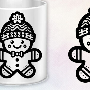 Intra απο ξύλο plywood  Χρώμα wenge 3mm-4mm πάχος - Χαριτωμένο Gingerbread Bundle DXF, PNG Δίασταση 4x4 cm INTRAFABR-99935742 - Image 3