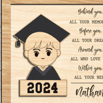 Intra απο ξύλο plywood Χρώμα wenge 3mm-4mm πάχος - Χαριτωμένο λέιζερ αποφοίτησης Δίασταση 20x20 cm INTRAFABR-98987806 - Image 2