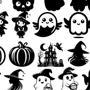 Intra απο ξύλο plywood  Χρώμα wenge 3mm-4mm πάχος - Χαριτωμένο σχέδιο υ για το Halloween Δίασταση 15x15 cm INTRAFABR-98987571