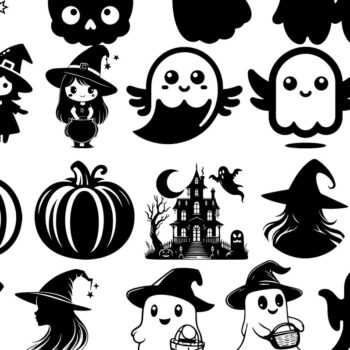 Intra απο ξύλο plywood  Χρώμα wenge 3mm-4mm πάχος - Χαριτωμένο σχέδιο υ για το Halloween Δίασταση 15x15 cm INTRAFABR-98987571 - Image 1