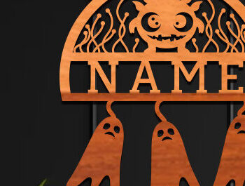 Intra απο ξύλο plywood Χρώμα wenge 3mm-4mm πάχος - Cute Monster Name Σετ Δίασταση 30x20 cm INTRAFABR-112160670 - Image 5