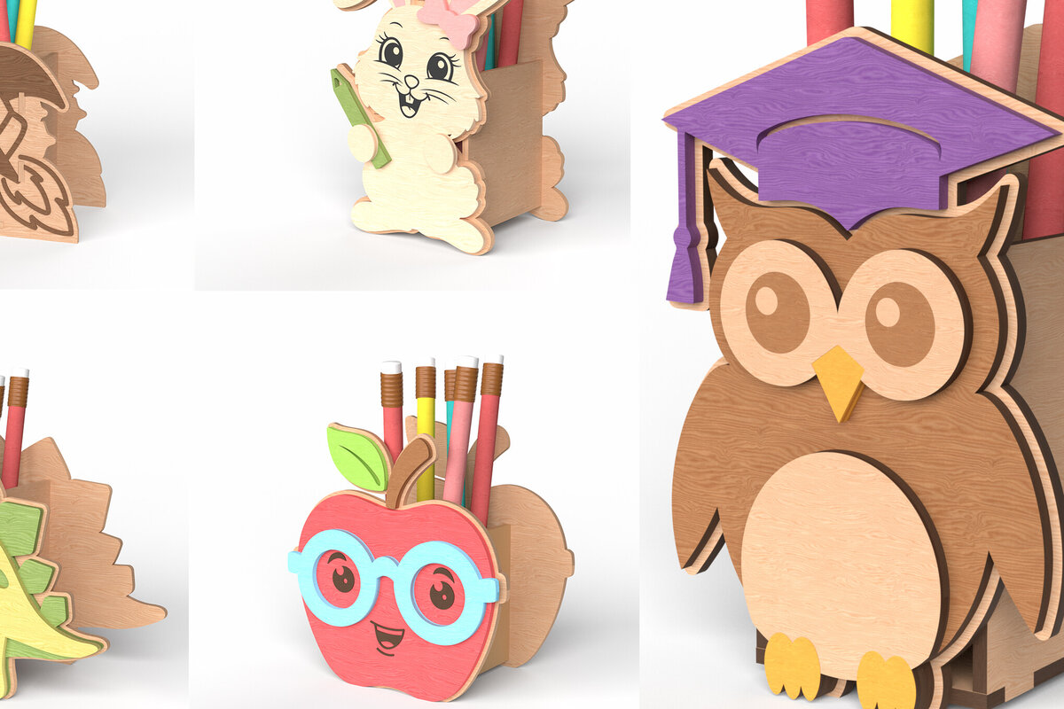 Intra απο ξύλο plywood  Χρώμα wenge 3mm-4mm πάχος - Πακέτο με χαριτωμένη θήκη για μολύβι Δίασταση 30x20 cm INTRAFABR-77677353