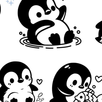 Intra απο ξύλο plywood  Χρώμα wenge 3mm-4mm πάχος - Χαριτωμένος χαρακτήρας πιγκουίνος Δίασταση 40x50 cm INTRAFABR-77677371 - Image 1