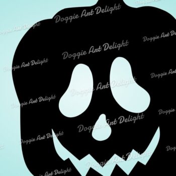 Intra απο ξύλο plywood  Χρώμα wenge 3mm-4mm πάχος - Cute Pumpkin Cut Flie για το Halloween Δίασταση 15x15 cm INTRAFABR-122895479 - Image 1