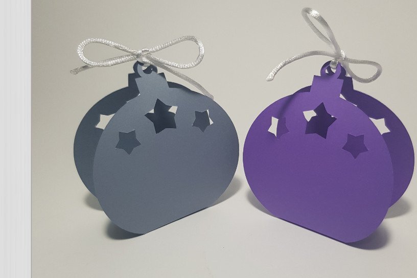 Intra απο ξύλο plywood  Χρώμα wenge 3mm-4mm πάχος - Cute Stars Snow Globe Favor Box Κουτί δώρου Δίασταση 6x6 cm INTRAFABR-69674804