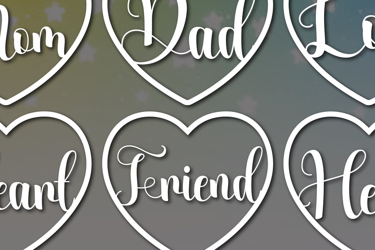 Intra απο ξύλο plywood  Χρώμα wenge 3mm-4mm πάχος - Πακέτο υ Cute Valentine Heart Cut Δίασταση 25x25 cm INTRAFABR-80706181