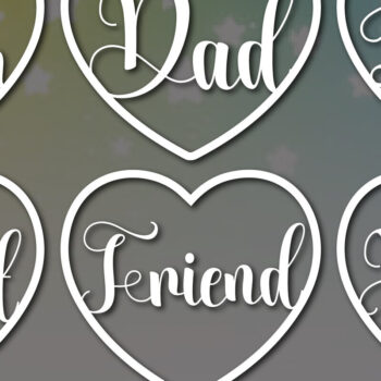 Intra απο ξύλο plywood  Χρώμα wenge 3mm-4mm πάχος - Πακέτο υ Cute Valentine Heart Cut Δίασταση 25x25 cm INTRAFABR-110084759 - Image 7