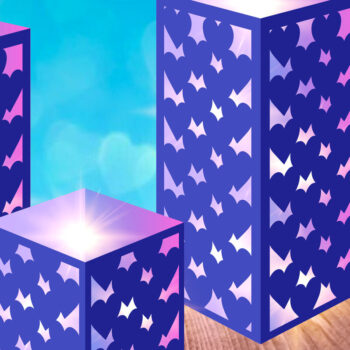 Intra απο ξύλο plywood  Χρώμα wenge 3mm-4mm πάχος - Σετ Πακέτο με χαριτωμένα φανάρια Αγίου Βαλεντίνου 12 Δίασταση 20x20 cm INTRAFABR-105569633 - Image 7