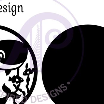 Intra απο ξύλο plywood  Χρώμα wenge 3mm-4mm πάχος - Επιγραφή Cute Whales Wall Art, . Δίασταση 40x50 cm INTRAFABR-111225742 - Image 4