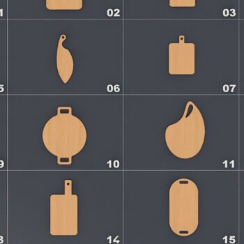 Intra απο ξύλο plywood  Χρώμα wenge 3mm-4mm πάχος - Δέσμη σανίδας κοπής, σανίδες κουζίνας 137 Δίασταση 30x20 cm INTRAFABR-101447202 - Image 1