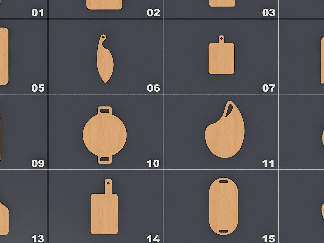 Intra απο ξύλο plywood  Χρώμα wenge 3mm-4mm πάχος - Δέσμη σανίδας κοπής, σανίδες κουζίνας 137 Δίασταση 30x20 cm INTRAFABR-101447202