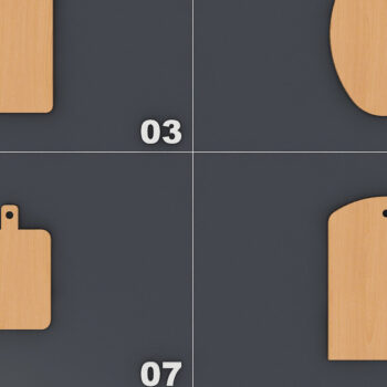 Intra απο ξύλο plywood  Χρώμα wenge 3mm-4mm πάχος - Δέσμη σανίδας κοπής, σανίδες κουζίνας 137 Δίασταση 30x20 cm INTRAFABR-101447202 - Image 3