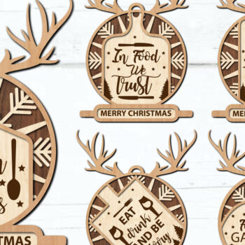 Intra απο ξύλο plywood  Χρώμα wenge 3mm-4mm πάχος - Πακέτο κοπής Χριστουγεννιάτικα στολίδια Δίασταση 6x6 cm INTRAFABR-101447261 - Image 10