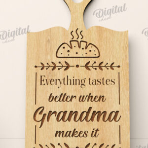 Intra απο ξύλο plywood 3mm-4mm πάχος - Πίνακας κοπής για το Grandma  Δίασταση 40x50 cm INTRAFABR-111805081