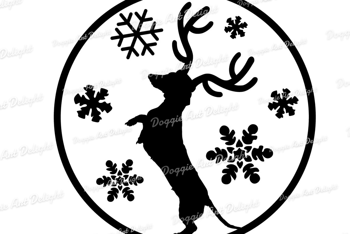 Intra απο ξύλο plywood  Χρώμα wenge 3mm-4mm πάχος - Χριστουγεννιάτικο στολίδι Dachshund Dog Cut Δίασταση 6x6 cm INTRAFABR-81959934