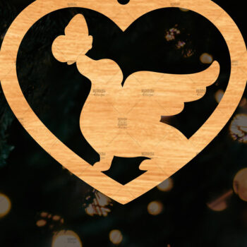 Intra απο ξύλο plywood  Χρώμα wenge 3mm-4mm πάχος - Στολίδι Dachshund Memorial Δίασταση 6x6 cm INTRAFABR-116834534 - Image 1