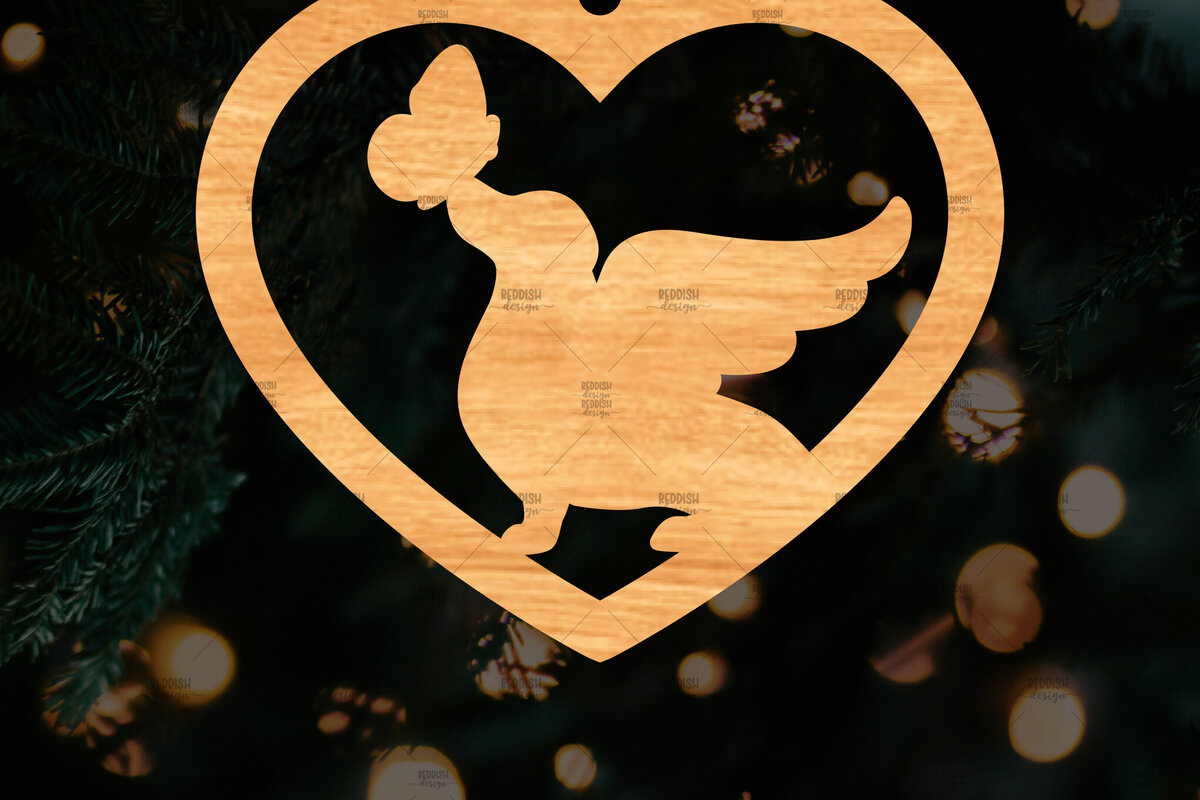 Intra απο ξύλο plywood  Χρώμα wenge 3mm-4mm πάχος - Στολίδι Dachshund Memorial Δίασταση 6x6 cm INTRAFABR-116834534