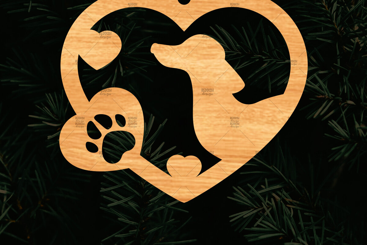 Intra απο ξύλο plywood  Χρώμα wenge 3mm-4mm πάχος - Στολίδι Dachshund Memorial Δίασταση 6x6 cm INTRAFABR-116834607