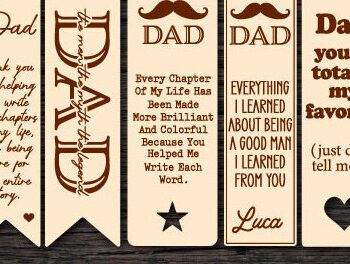 Intra απο ξύλο plywood  Χρώμα wenge 3mm-4mm πάχος - Πατέρας σελιδοδείκτης δέσμης κοπής με λέιζερ Δίασταση 5x20 cm INTRAFABR-72962796 - Image 1