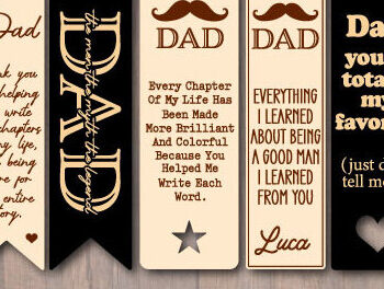 Intra απο ξύλο plywood  Χρώμα wenge 3mm-4mm πάχος - Πατέρας σελιδοδείκτης δέσμης κοπής με λέιζερ Δίασταση 5x20 cm INTRAFABR-72962796 - Image 2