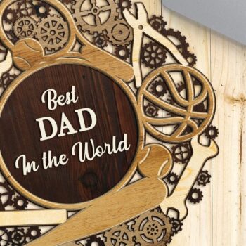 Intra απο ξύλο plywood Χρώμα wenge 3mm-4mm πάχος - Dad Craft για τη γιορτή του πατέρα Δίασταση 12x12 cm INTRAFABR-69955066 - Image 4