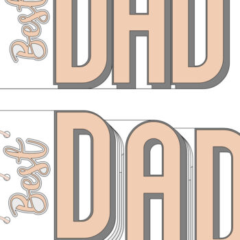 Intra απο ξύλο plywood Χρώμα wenge 3mm-4mm πάχος - Πρότυπο περιοδικού ανεπιθύμητου άλμπουμ DAD Mini Δίασταση 20x20 cm INTRAFABR-120217258 - Image 2