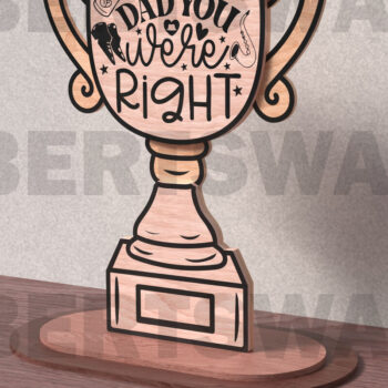 Intra απο ξύλο plywood  Χρώμα wenge 3mm-4mm πάχος - Μπαμπά είχες δίκιο Δίασταση 20x20 cm INTRAFABR-98053904 - Image 1