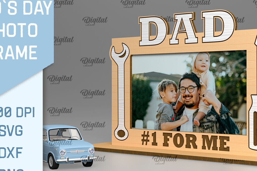 Intra απο ξύλο plywood  Χρώμα wenge 3mm-4mm πάχος - με κορνίζα για την ημέρα του πατέρα Δίασταση 20x25 cm INTRAFABR-113958341