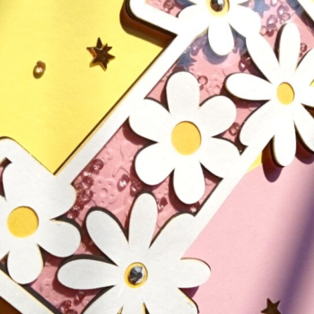 Intra απο ξύλο plywood  Χρώμα wenge 3mm-4mm πάχος - Daisy Birthday Numbers 3D Δίασταση 20x20 cm INTRAFABR-8335732 - Image 1