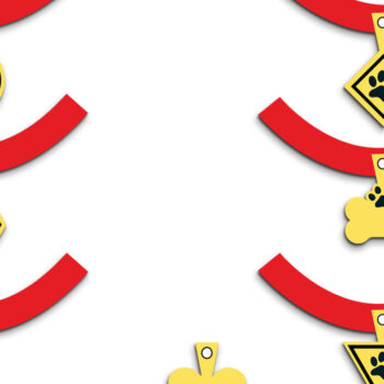 Intra απο ξύλο plywood  Χρώμα wenge 3mm-4mm πάχος - Μοτίβο Δαλματίας με κηλίδες με γιακά Δίασταση 6x6 cm INTRAFABR-88235543 - Image 2