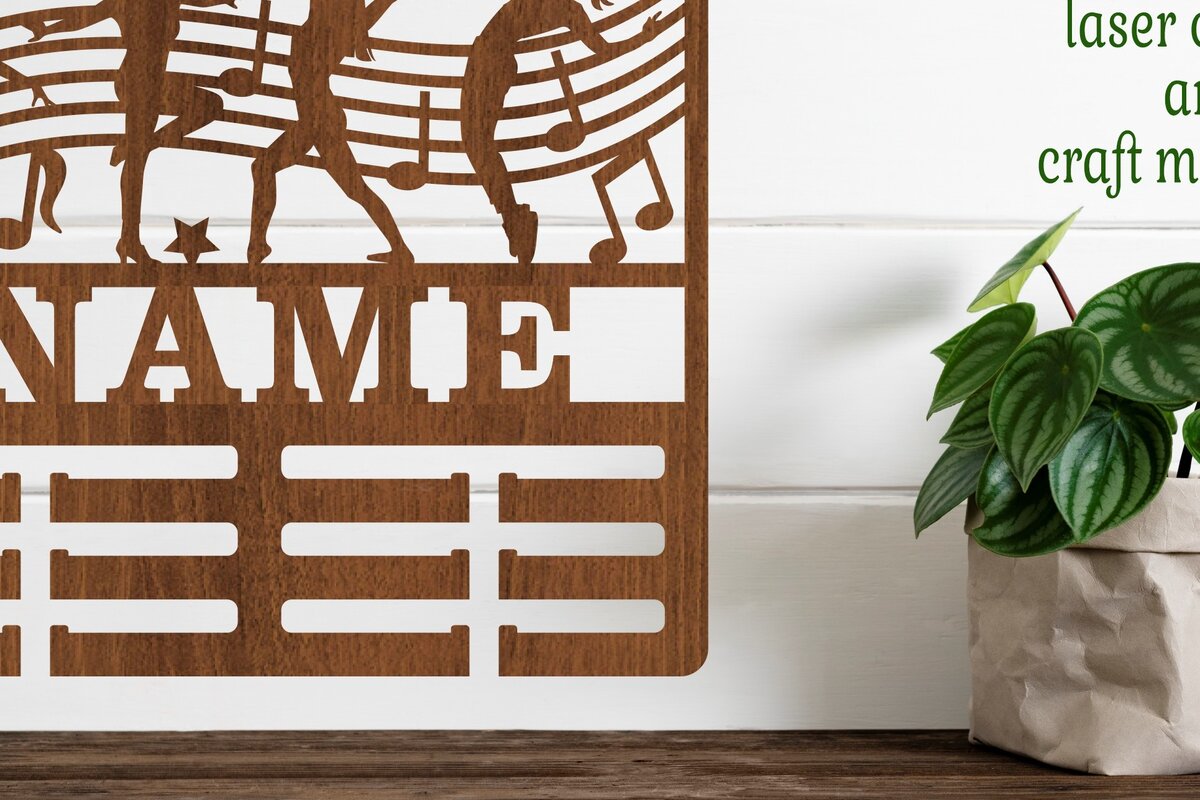 Intra απο ξύλο plywood  Χρώμα wenge 3mm-4mm πάχος - Χορός Γυναικείο Όνομα Κάτοχος Μεταλλίου Laser Δίασταση 30x20 cm INTRAFABR-29977884