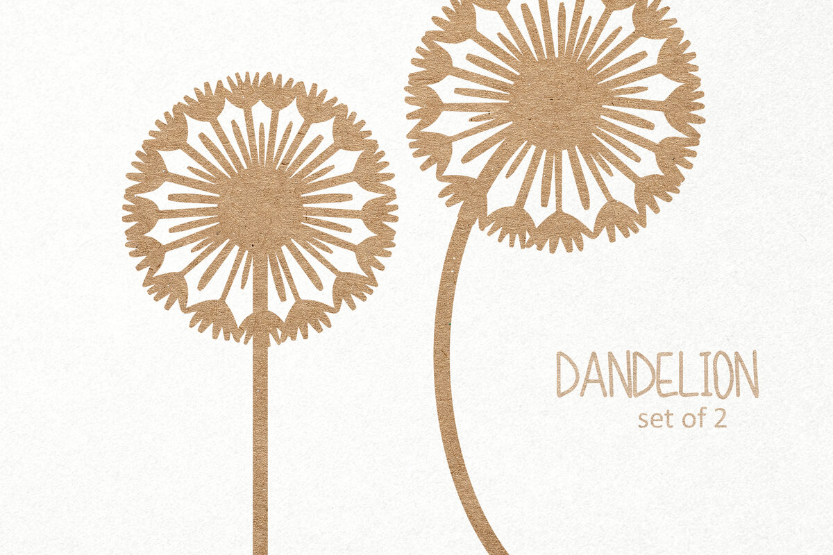 Intra απο ξύλο plywood  Χρώμα wenge 3mm-4mm πάχος - Dandelion Flowers , Χαρτί &amp; Δίασταση 30x20 cm INTRAFABR-84084038