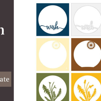 Intra απο ξύλο plywood  Χρώμα wenge 3mm-4mm πάχος - Κουτί σκιών Dandelion Wish Flower Δίασταση 20x20 cm INTRAFABR-97709469 - Image 3