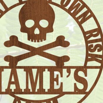 Intra απο ξύλο plywood Χρώμα wenge 3mm-4mm πάχος - Πρότυπο κοπής με λέιζερ Sin Name Danger Δίασταση 30x20 cm INTRAFABR-97985429 - Image 4