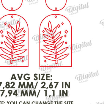 Intra απο ξύλο plywood Χρώμα wenge 3mm-4mm πάχος - Κρεμαστά σκουλαρίκια Πακέτο κοπής με λέιζερ Δίασταση 3x3 cm INTRAFABR-98041705 - Image 5