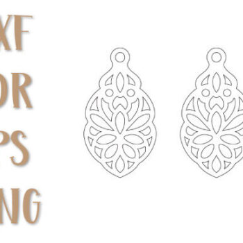 Intra απο ξύλο plywood  Χρώμα wenge 3mm-4mm πάχος - Κρεμαστά σκουλαρίκια , Σκουλαρίκια Δίασταση 3x3 cm INTRAFABR-107378382 - Image 2