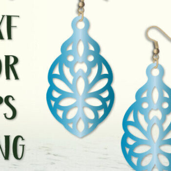 Intra απο ξύλο plywood  Χρώμα wenge 3mm-4mm πάχος - Κρεμαστά σκουλαρίκια , Σκουλαρίκια Δίασταση 3x3 cm INTRAFABR-107378382 - Image 4