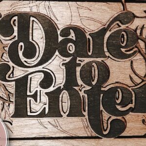 Intra απο ξύλο plywood  Χρώμα wenge 3mm-4mm πάχος - Τολμήστε να μπείτε στο Δίασταση 15x15 cm INTRAFABR-25097178