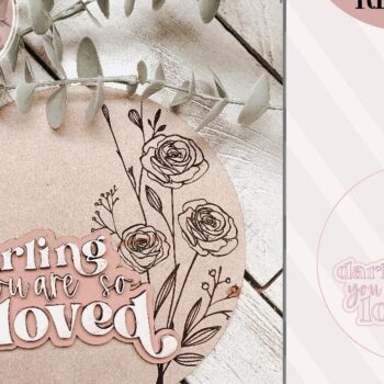 Intra απο ξύλο plywood  Χρώμα wenge 3mm-4mm πάχος - Αγαπητέ, είσαι τόσο αγαπημένος Δίασταση 20x20 cm INTRAFABR-86247998 - Image 5