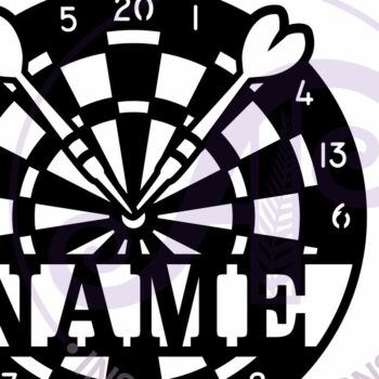 Intra απο ξύλο plywood  Χρώμα wenge 3mm-4mm πάχος - Όνομα πίνακα βελών Wall Art Sign, Δίασταση 40x50 cm INTRAFABR-112683689 - Image 5