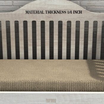 Intra απο ξύλο plywood Χρώμα wenge 3mm-4mm πάχος - Λίμες κοπής κούκλας ανάκλιντρο Baby Rock Δίασταση 30x20 cm INTRAFABR-85688971 - Image 2