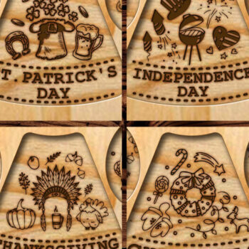 Intra απο ξύλο plywood Χρώμα wenge 3mm-4mm πάχος - Μέρες μέχρι τις διακοπές Δίασταση 15x15 cm INTRAFABR-69219683 - Image 4