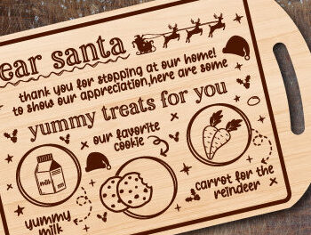 Intra απο ξύλο plywood  Χρώμα wenge 3mm-4mm πάχος - Αγαπητέ Santa Tray Δίασταση 20x20 cm INTRAFABR-93565877 - Image 1